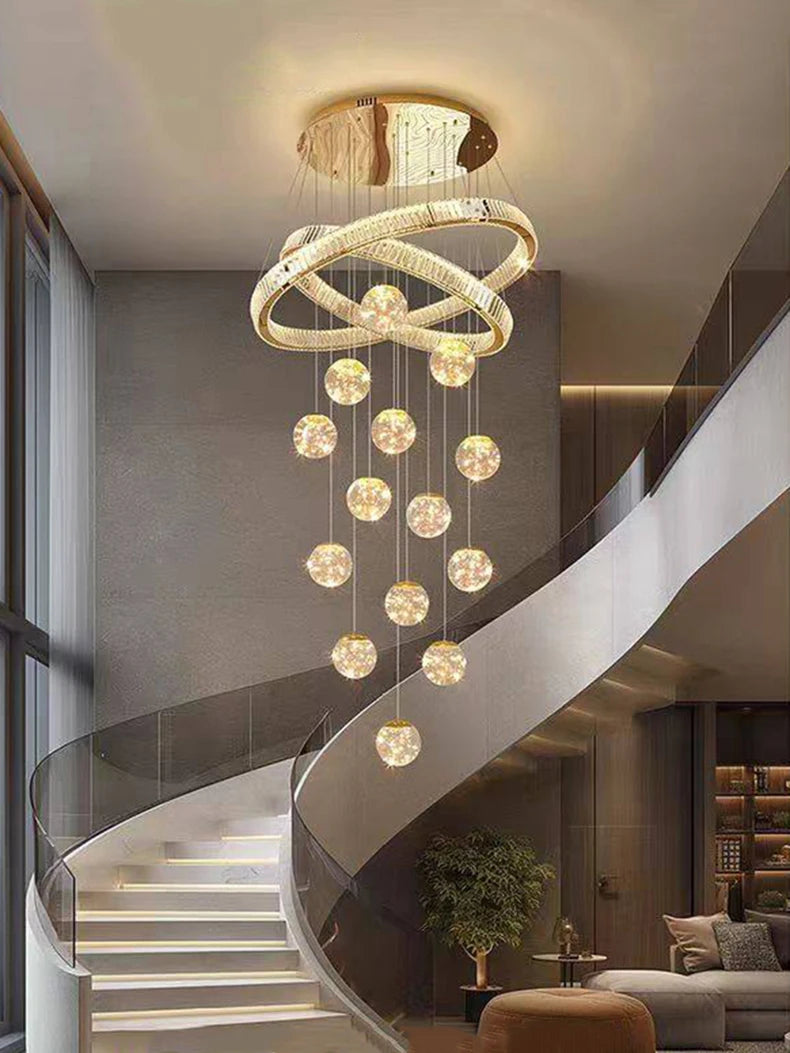 Home decorationPendant lights, luxury crystal living room chandelier, bedroom Pendant lamp, ceiling light, indoor lighting