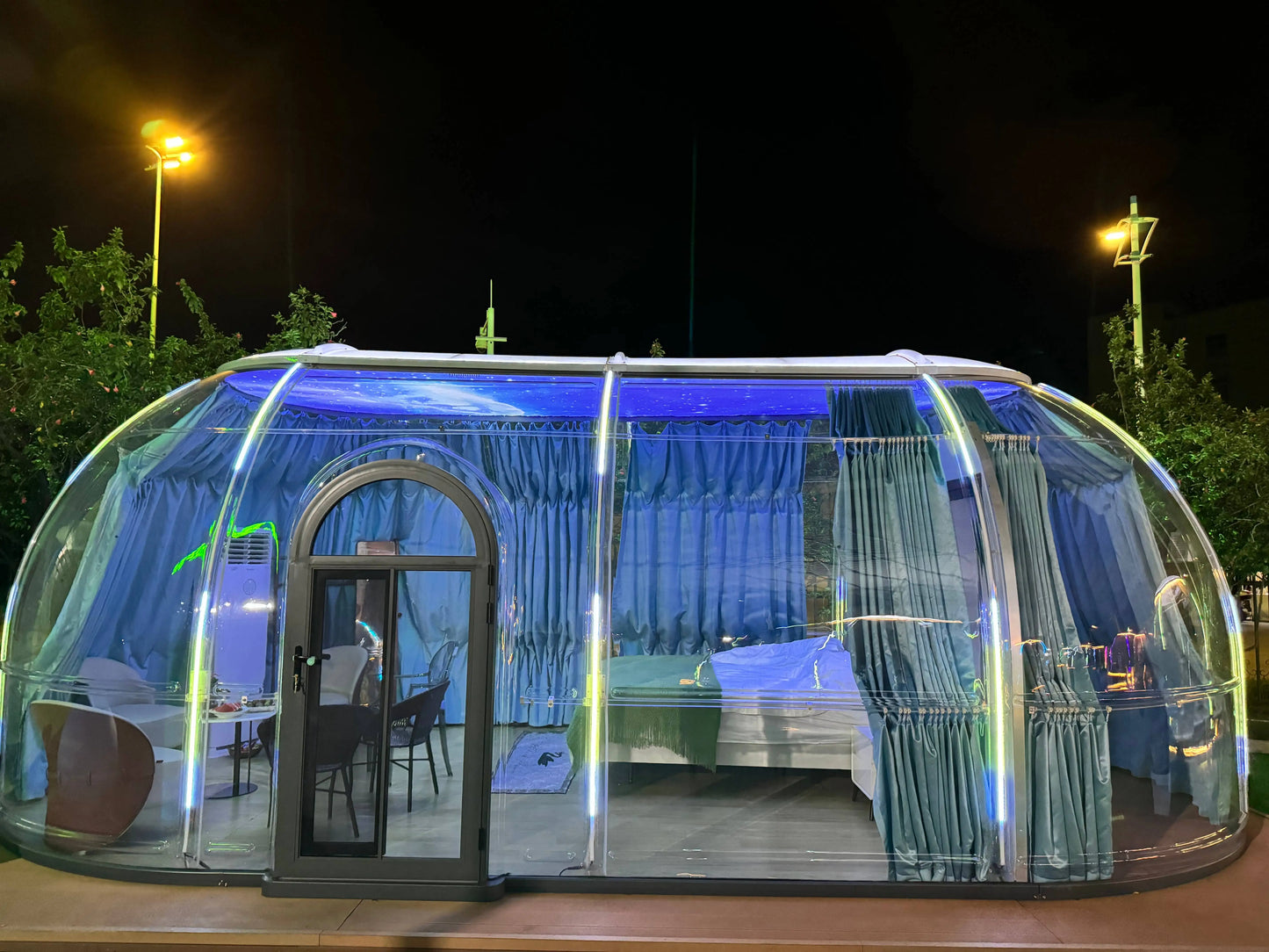 Dome Tent Geodesic Igloo Round Clear House Catering Cabin Hotel Resort Luxury Celebrating Events