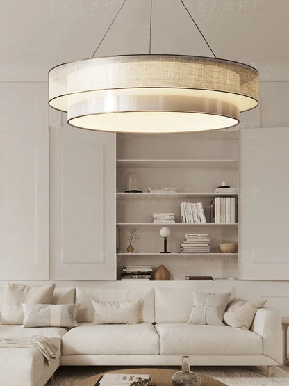 Nordic Fabric Art Led Pendant Lights For Living Dining Room Kitchen Coffee Tables Bedroom Chandelier Home Decor Light Fixture
