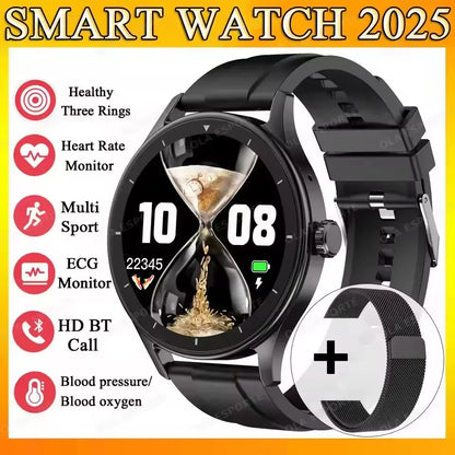 2025 New Smart Watch Heart Rate Sleep Health Monitor Bluetooth Talk Ladies Sport Smart Watch for Android IOS