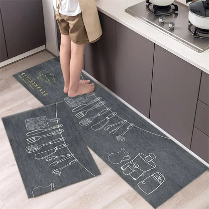 Non-slip Kitchen Carpets for Living Room Long Area Rug Kitchen Floor Mat Carpets Entrance Door Mat Hom