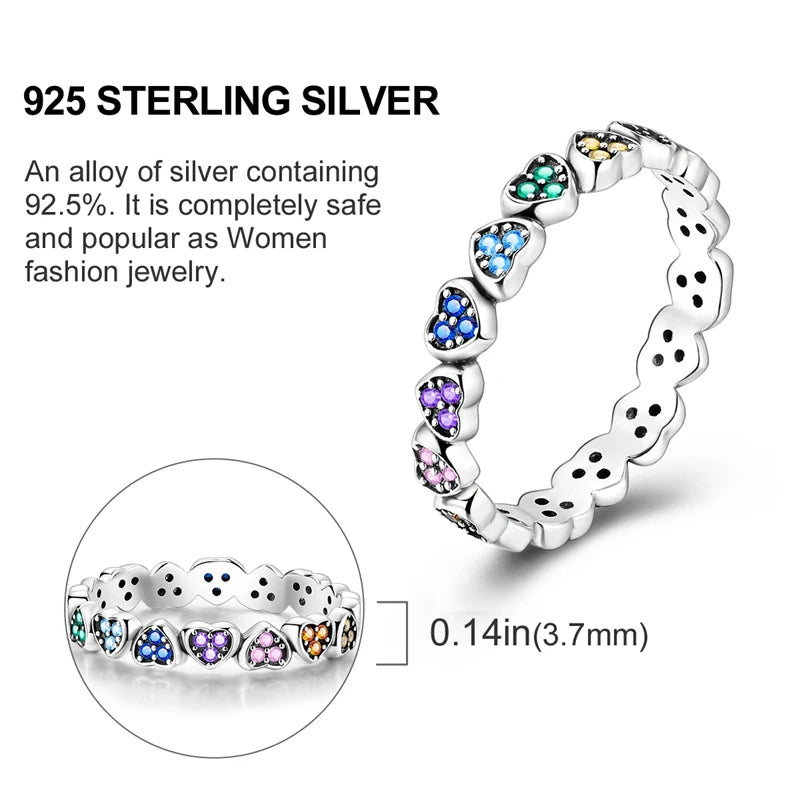 2026 New 925 Sterling Silver Rings Zircon Sparkling CZ Rings Rings For Women Original Wedding Fine Jewelry Accessories Gifts
