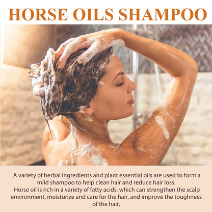 EELHOE Anti Hair Thinning Shampoo Prevent Hair Loss Regeneration Smoothing Frizzy Treatment Anti-Dandruff Oil Control Shampoo