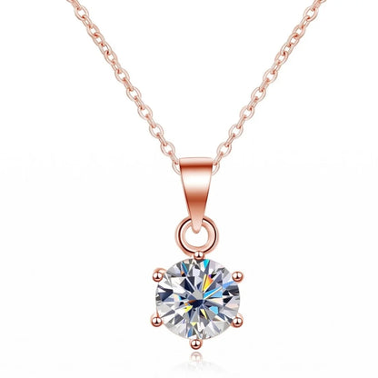 1-3ct D VVS1 Moissanite 925 Sterling Silver Necklace Pendant Luxury for Women Exquisite Wedding Jewelry Accessories Gifts