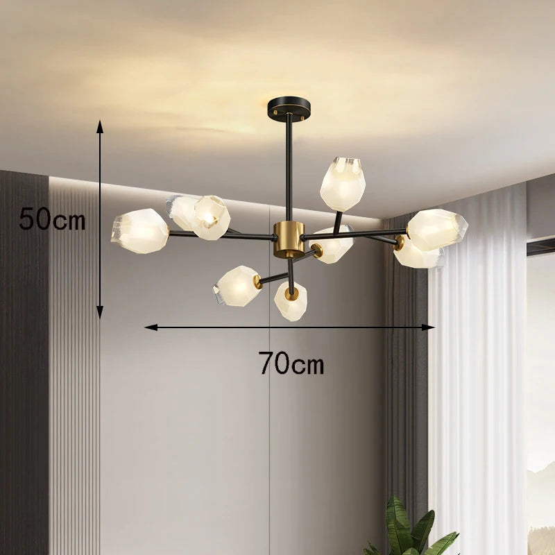Nordic Home Decor Dining Room Pendant Lamp Lights Indoor Lighting Ceiling Lamp Hanging Light Chandelier Lamps for Living Room
