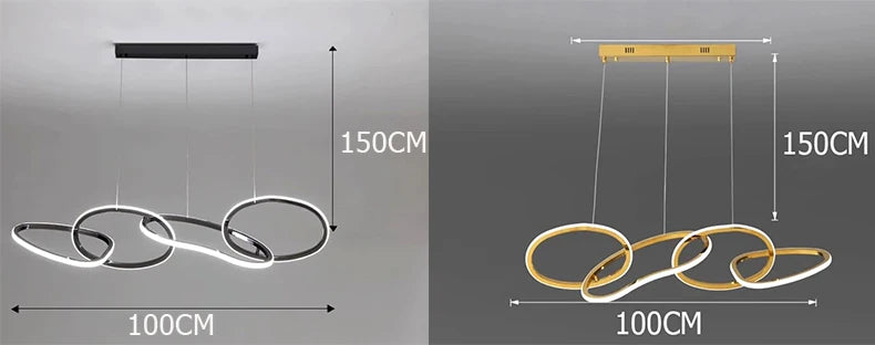 Modern home decor led lights pendant light lamps for living room Chandeliers for dining room hanging light indoor lighting