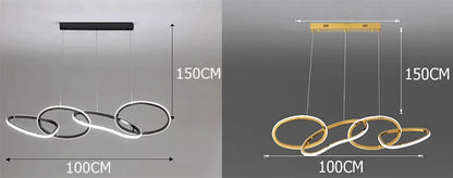 Modern home decor led lights pendant light lamps for living room Chandeliers for dining room hanging light indoor lighting