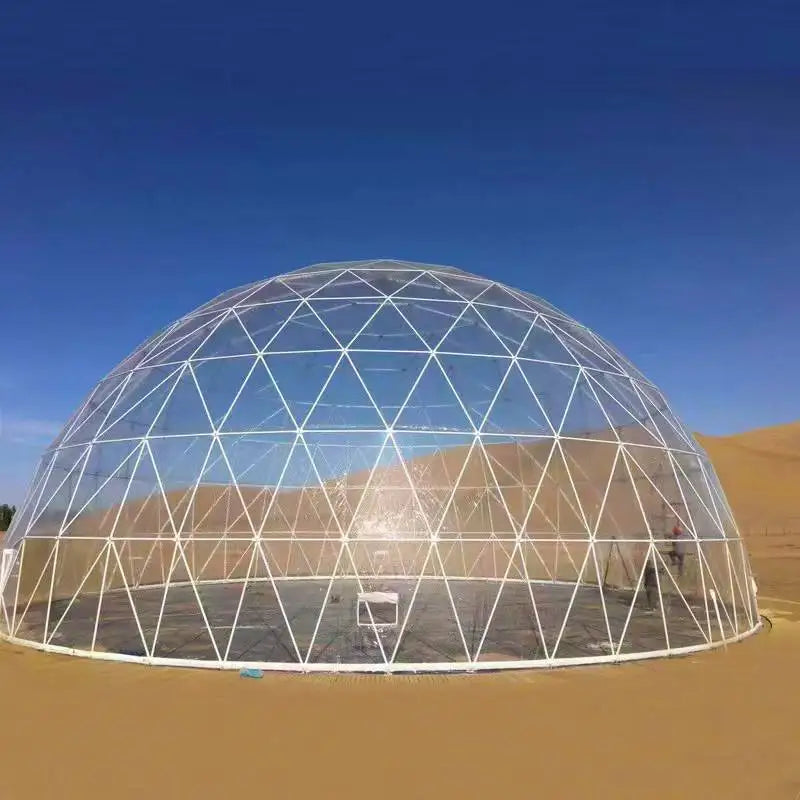 Geodesic Dome Tent Luxury Glamping Tent Waterproof Outdoor Dome House for Camping Resort Stay Customizable