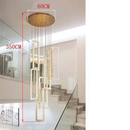 Modern home decoration salon lamps for living room smart crystal Pendant lights dining room indoor lighting