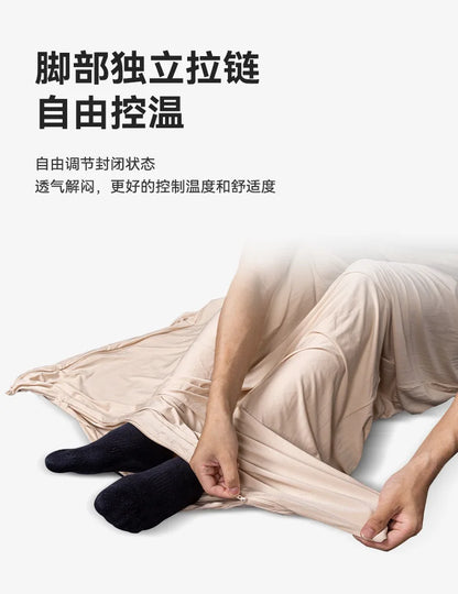 HIKEMAN Ultralight Portable Camping Sleeping Bag Liner Elastic Envelope Style for Adults Outdoor Hiking Washable Hotel Use