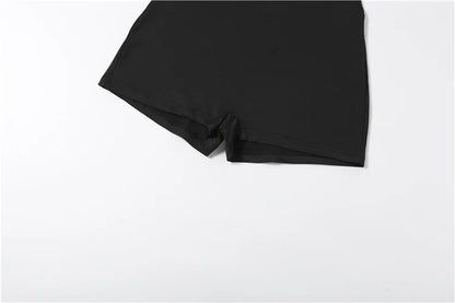 Weird Puss Backless Playsuits Women Turtleneck Sleeveless Solid Skinny Sexy Midnight Simple Classic Party Hottie Streetwear