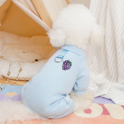 Dog Clothes Mesh Pajamas Jumpsuit Overalls For Small Dogs Chihuahua Shih Tzu Puppy All-In-One Tracksuit Pet Costume Bodysuit XXL
