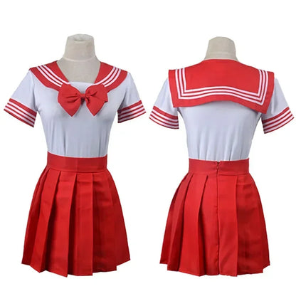 Costume de Cosplay de marin Anime Tsukino pour femmes, robe JK rose bleu Usag rouge  halloween  uniforme  japonais pour filles