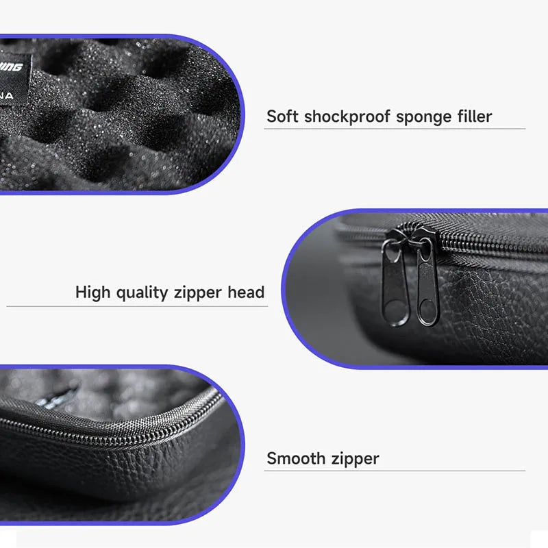 Fishing Tackle Storage Bag Waterproof Holder Pouch Fishing Protective Case Spinning Reel Shockproof Box for 1-2 Fishing Reels