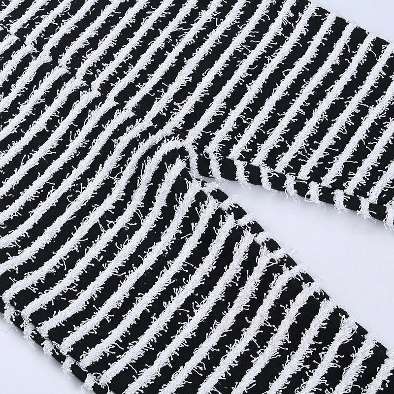 OMSJ New Style Backless Jumpsuits For Women Sexy Camisoles High Waist Hip Lifting Striped One-piece Rompers Flare Pants Clubwear