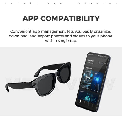 M01 Smart Glasses Video Recording Camera Sunglasses AI Translation Technological Gadgets Sports VR Headphones for Man Woman 2026