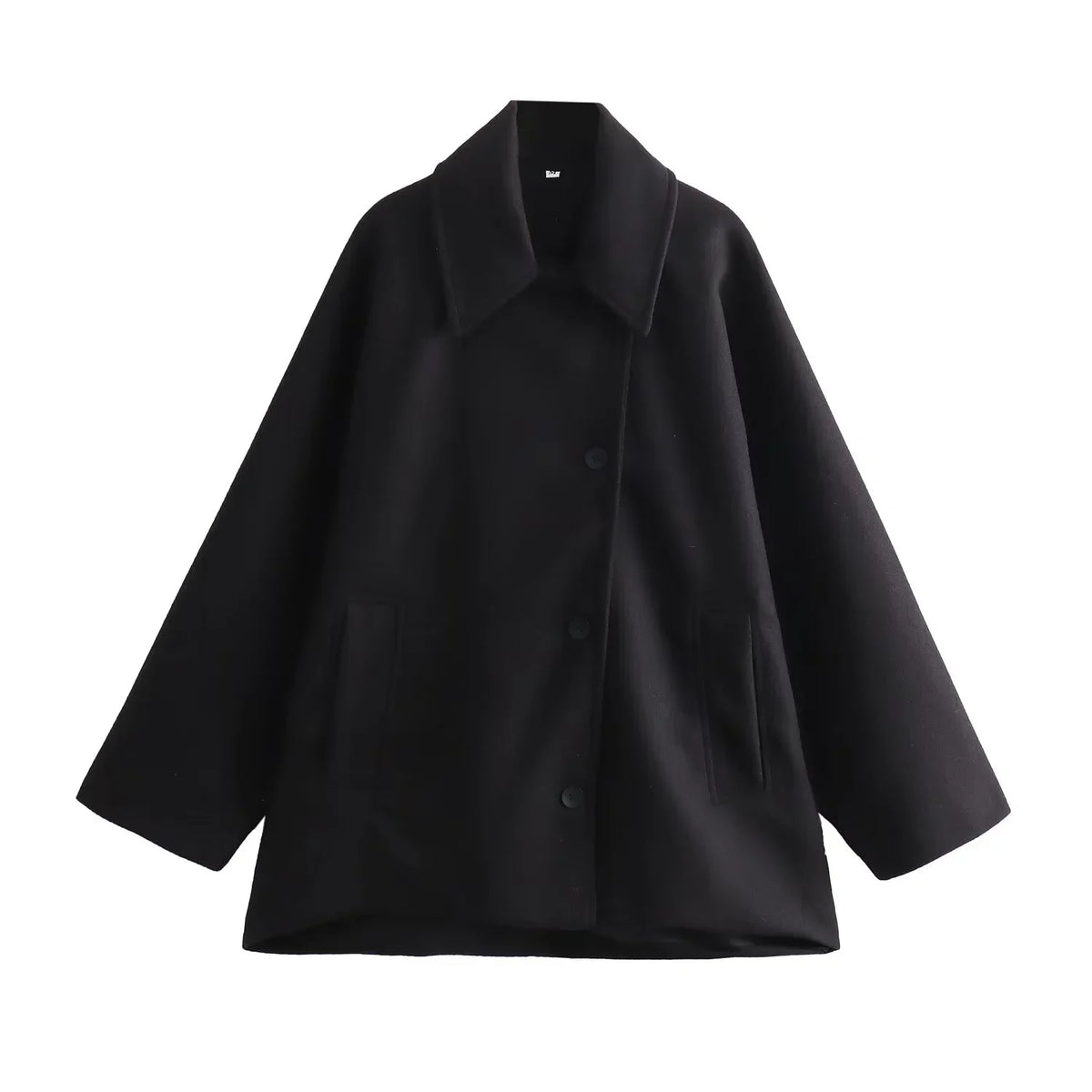 HXAO Woman Winter Coats Faux Wool Coats And Mixtures Oversized Long Coat Women Autumn Long Sleeve Solid Coats Casual Warm Parkas
