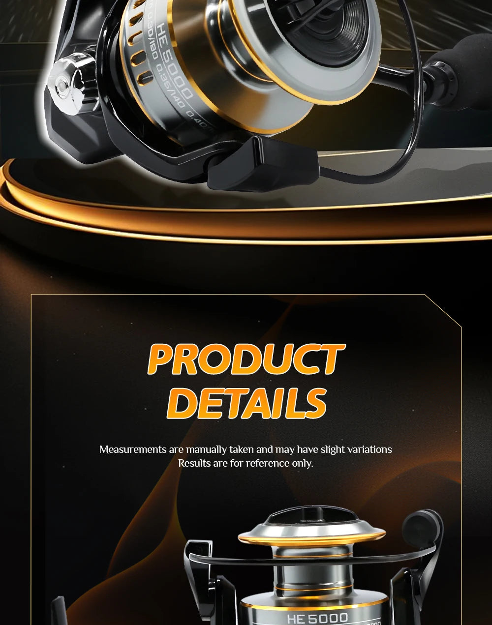 Fishing accessorHE Spinning Reels Ultralight Metal 5.2:1 Gear Ratio 1000-7000 Saltwater Or Freshwater Big Max Drag Fishing Reels
