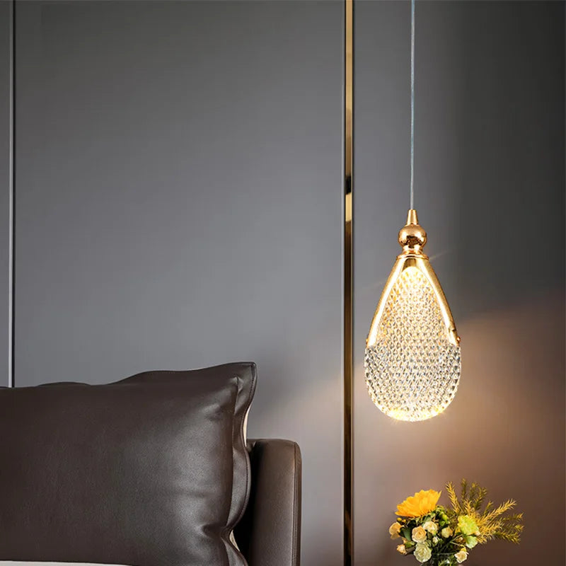 Stylish Modern Luxury Golden LED Pendant Lights Art Indoor Lamps for Hotel Hall Bedroom Living Room Home Decoration Chandelier