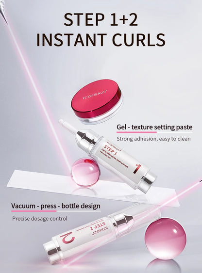 ICONSIGN Cysteamine Lift Kit 8-12 Min Plant Extract Vegan Ingredient Eensitive Skin Eyelash Brow lift Gift Beauty Makeup Sets