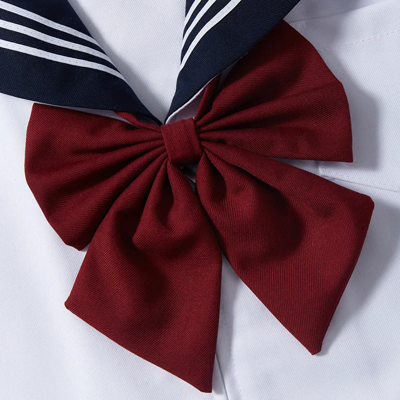 Student JK Uniform Women's High School Korean Chinese School Uniforms Navy Sailor Outfit Short Sleeve Suit Japan Seifuku Girl