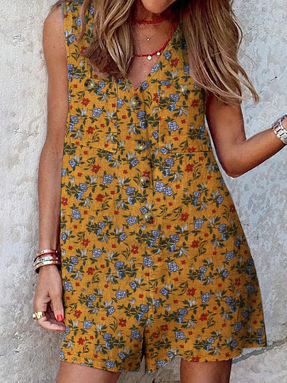 Stylish Women V Neck Sleeveless Rompers 2023 ZANZEA Summer Jumpsuits Short Playsuits Casual Solid Loose Beach Overalls Oversized