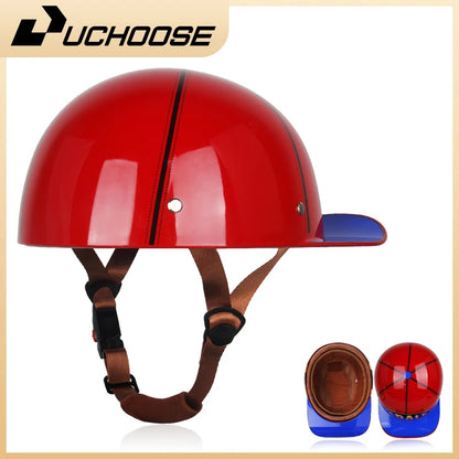 Vintage personalized men's and women's baseball caps motorcycle helmets ladybug helmets electric car baseball caps, half helmets
