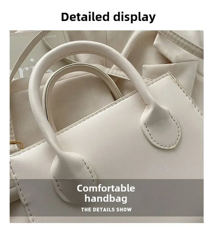 Minimalist Black Small Square Bag All-Match Top Handle Purse Classic Shoulder Bag for Work Women Handbags Crossbody Bags Purse