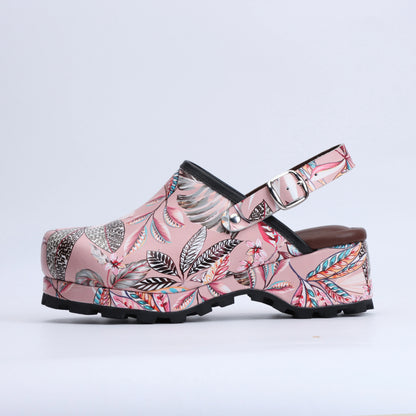 Luxury Designer Slingback Sandals for Women,Handmade Lambskin,Rubber Sole,Trendy 2025 Fashion Slides,Graffiti Print,Summer Shoes