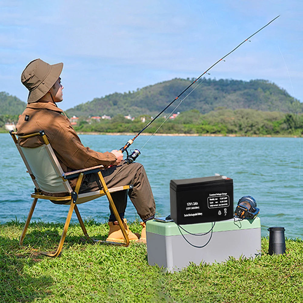 12V 4.5AH Maintenance Free Lead Acid Battery Solar Energy Storage For RV Camping Emergency Outdoor Solar System Household Use
