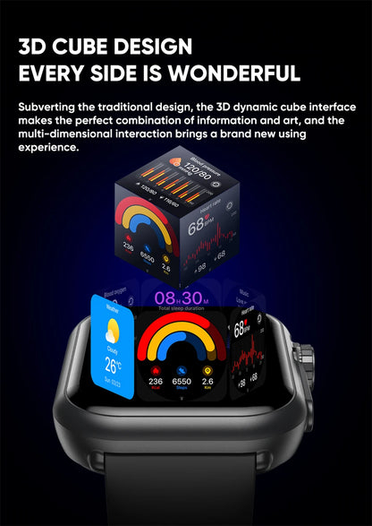 2026 New 1000 mAh Smart Watch Men Women 1.85“HD AMOLED GPS track Full Touch Screen IP68 Waterproof Bluetooth Call SmartWatch Man