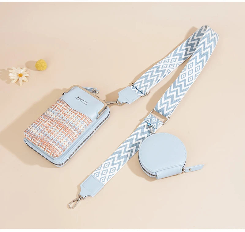 Baellerry New Big Capacity Women Phone Bags Crossbody Shoulder Female Composite Bag Handbag Zipper Coin Pocket Women's Wallet