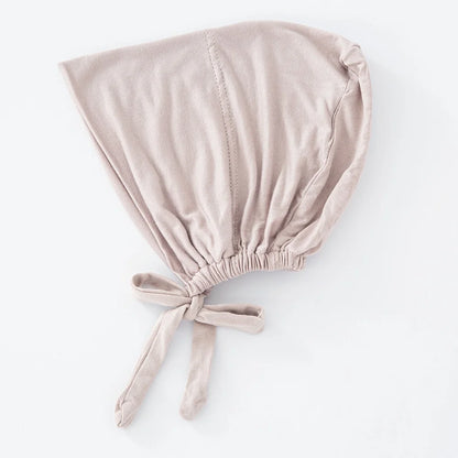82 Colors Tie-Back Undercaps Fashion Women's Inner Hijab Muslim Cap Bonnet Plain Islamic Cotton Spandex Jersey DEW Underscarf