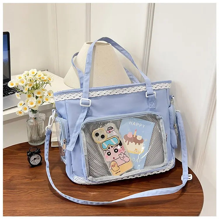 Ballet Girl Large Appetite Itabag Japanese Two-Dimension Single Shoulder Crossbody Bag Gift For Friends Women'S Handbag