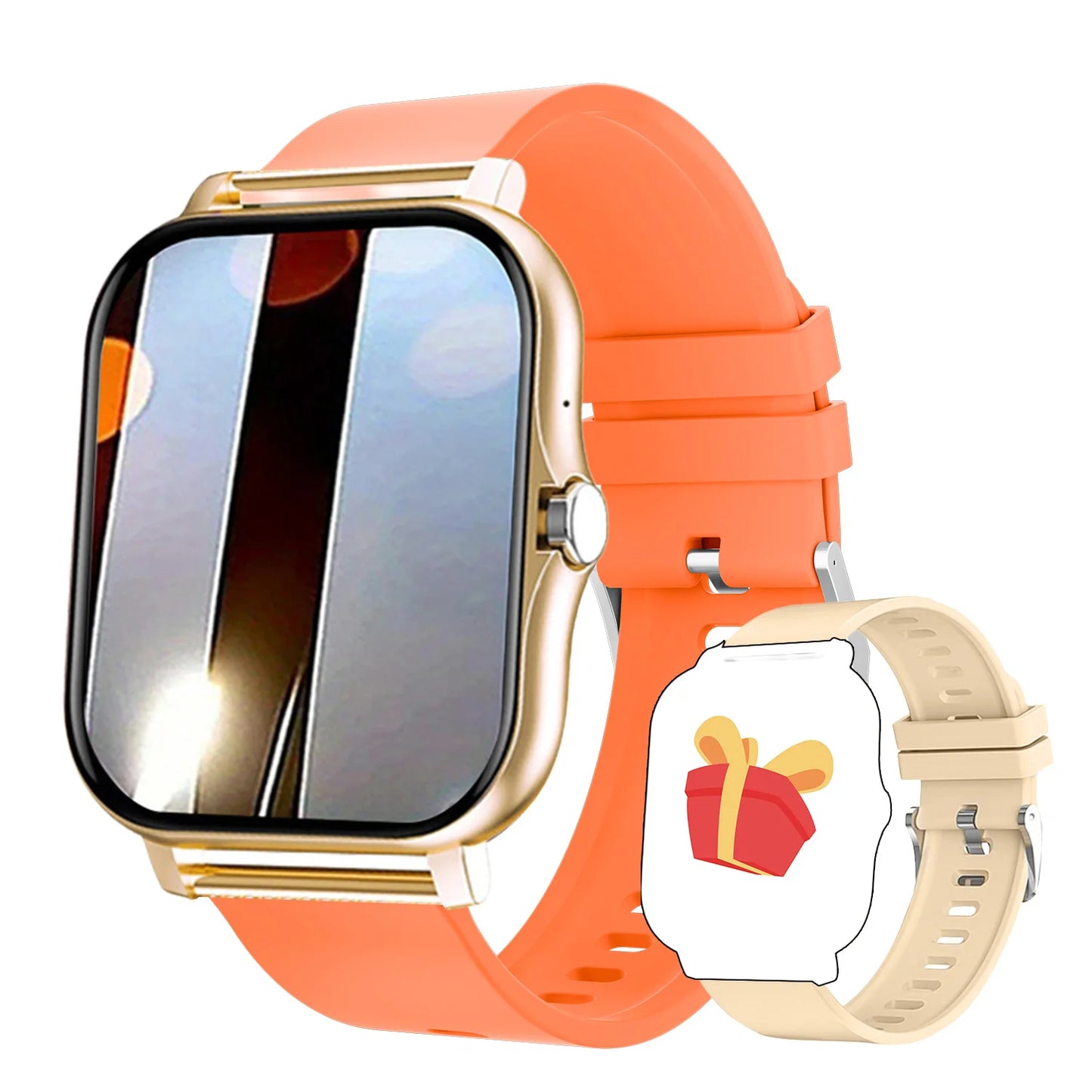2026 New Smart Watch 1.44''HD Screen Bluetooth Call Sleep Blood Oxygen Pressure Health Monitoring Watches For Women Men
