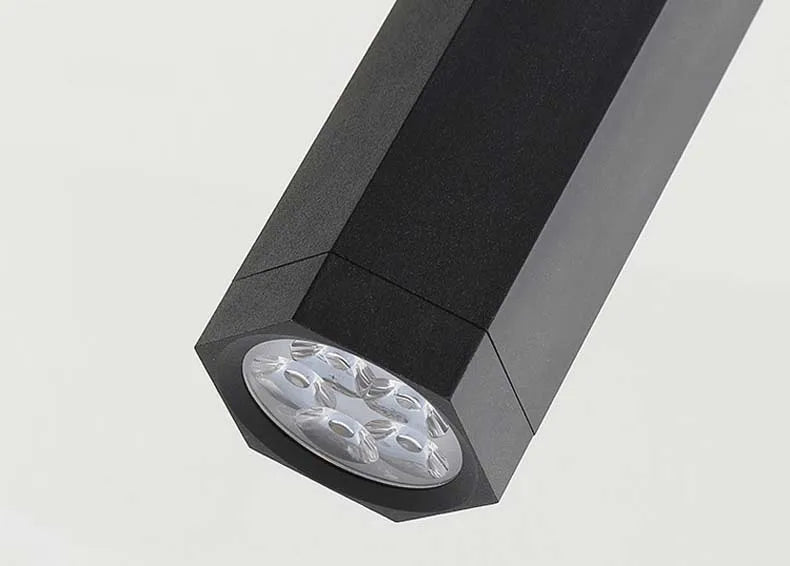 Modern LED Staircase Ceiling Chandelier Black Nordic Simple Indoor Lighting Fixture New Creative Design Island Long Hanging Lamp