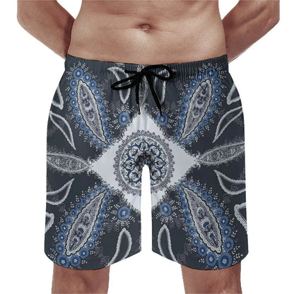 Customizable Bandana Beach Couple Swimsuits Men Casual Beach Pants Women Bikinis Brand New Design