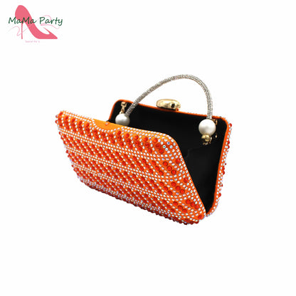Peach Color New Arrivals Nigerian Women Shoes and Bag Set High Quality Super High Heels for Garden Party