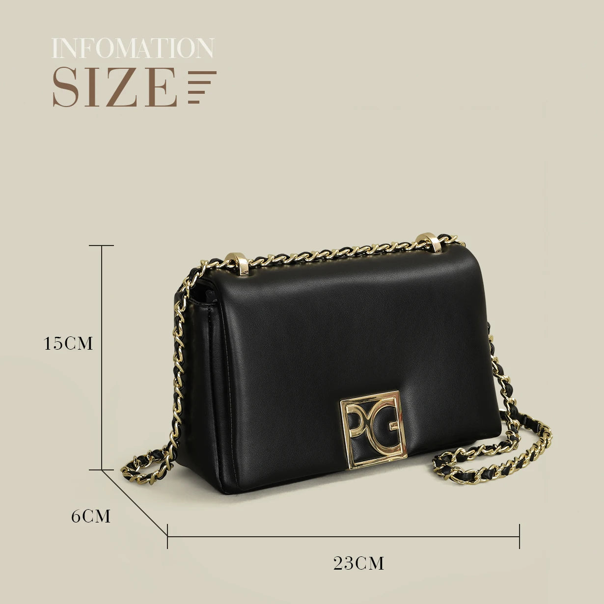 PATSY PG GARIS Women's Bag Luxury Casual Bag Niche Brand Design New High Quality Portable Fashion Crossbody Bag Clearance Sale