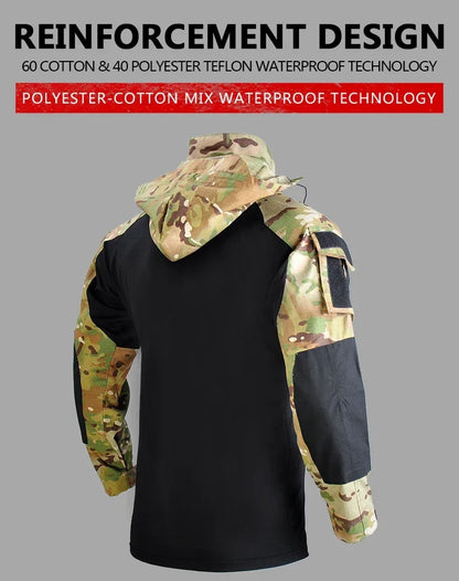 Tactical Uniform Milit Outdoor Camo Uniform Combat Suits Shirts Cargo Pants Trainning Sets Airsoft Paintball Hunting Clothes