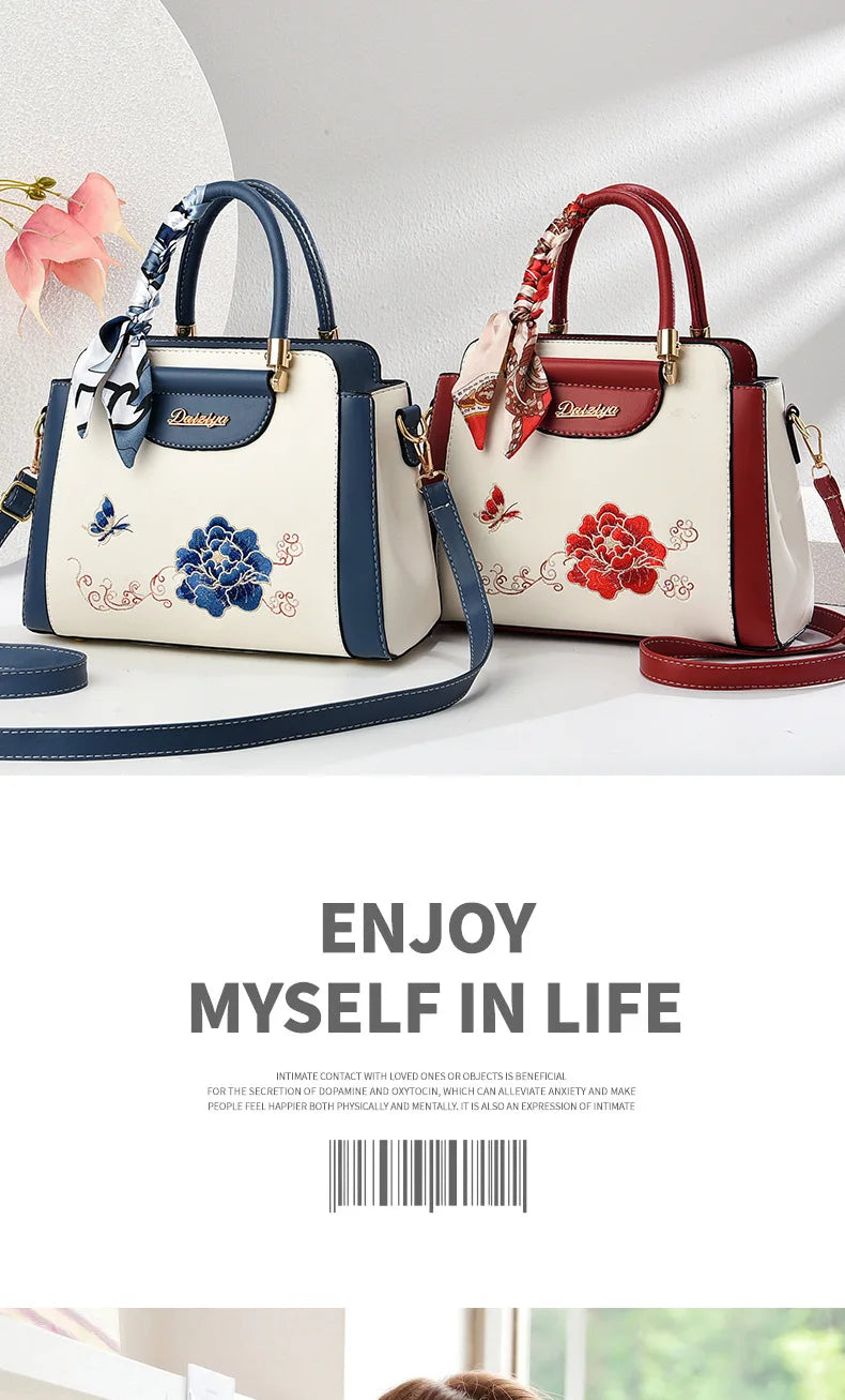 Fashion Luxury Handbags Women's Shoulder Bags Temperament Mom Elegant Retro Crossbody Bags High Capacity Tote Bag Wedding Bags