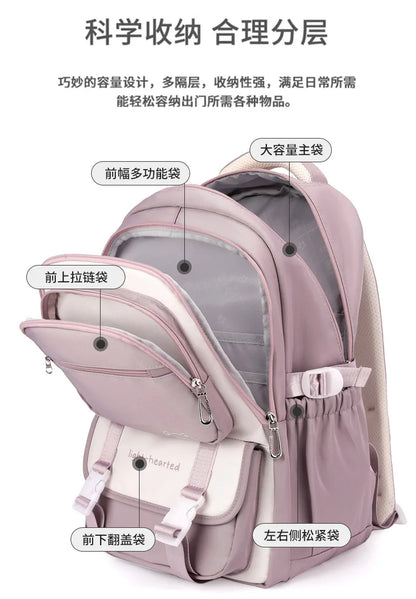 Waterproof light Weight Girls Backpacks School Bags for women Fashion travel bag printing child School Backpack mochila infantil
