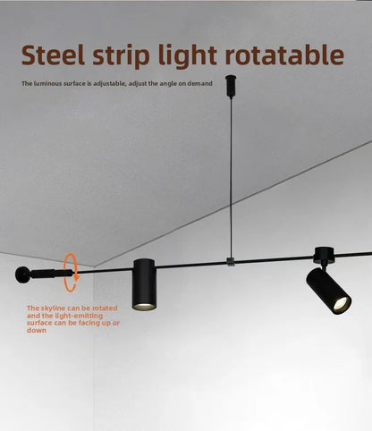 Led Wall Light Modern Skyline Steel Strip Luminous Linear Creative Linear Light For Indoor Living Room Bedroom Home Decor Light