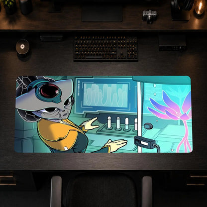 Nine Sols Mouse Pad Gaming office Non-slip Desk Mat Diy Mousepad Large Game Keyboard overlock