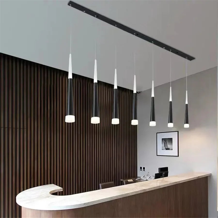 Luxury Waterdrop Bedroom Bedside LED Pendant Lights Kitchen Island Bedroom bar Table Dining Room Hanging Light Home Chandelier