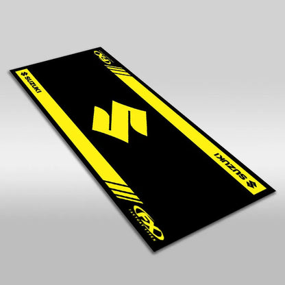 Motorcycle Display Carpet Suzuki Parking Mat Non Slip Garage Rug for Sports Racing Moto Electric Bike Entrance Home Decor