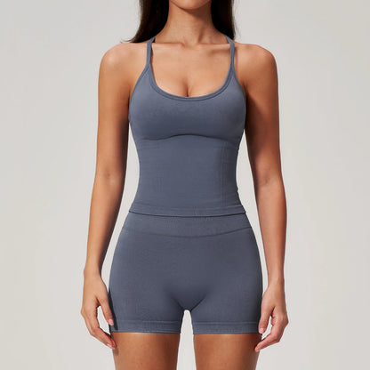 Fitness Suit 2PCS Women's Tracksuit Yoga Set Sports Outfits Gym Clothes Running Push Up Sportswear Female Workout Yoga Clothes