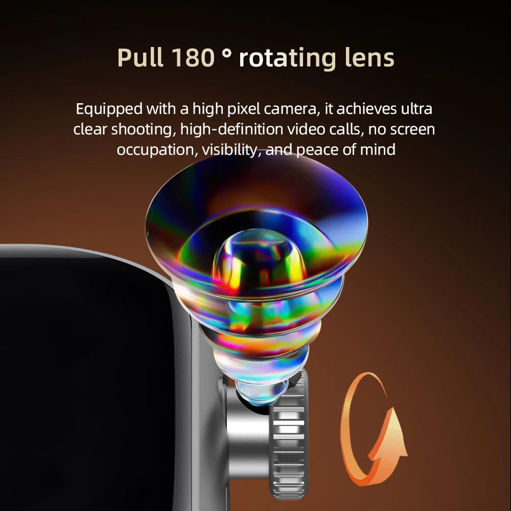S10 Plus Smartwatch 4G Android 10.0 Cellular Version Watch 2.29'' Amoled Screen 180° Telescopic Camera WIFI Smart Watch Compass