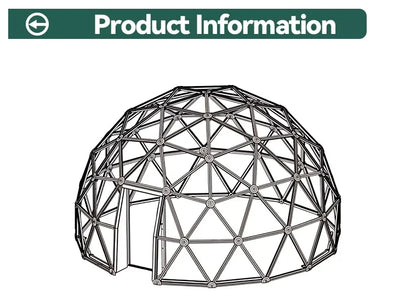 Outdoor Semi-Dome Igloo Camping Tent - Geodesic Dome Glass Sphere Tent Bubble House