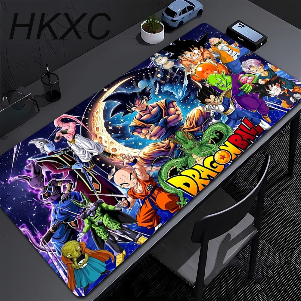 XXL Mouse Pad Anime Dragon Ball Z Kawaii DBZ Desk Mat Girl Gabinete Gamer Computer Desk Mat Keyboard Gaming Accessories Mousepad